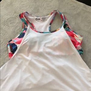 Zyia active 2 in 1 floral tank